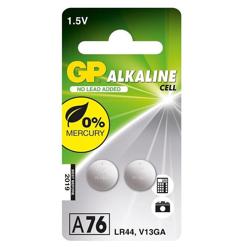 Gp Batterie Baterias  V13ga A76 Lr44 Paquete De 2