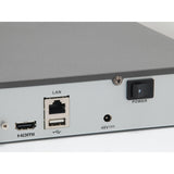 Grabador De Video Level One 4 Canales 4 Puertos Red Poe H.265 Negro Nvr-0504