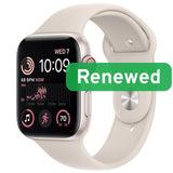 Grade A  Apple Watch Se2 Lte 40mm  1.57" Retina Oled Ltpo  Lte  Starlight  Watchos