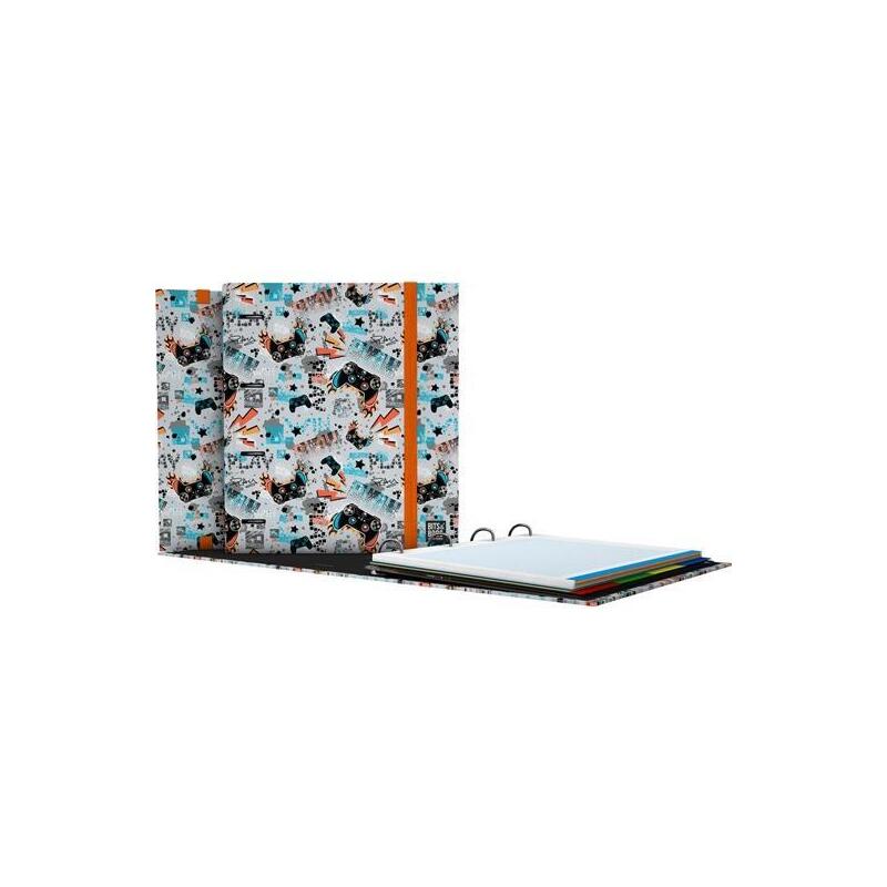 Grafoplás Carpebook Anillas 4d35mm Recambio 100h 5x5 Pl3.Forrado Din-A4 Play