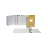 Grafoplás Carpeta Canguro 4x40mm  Anillas Mixtas Cubierta Forrada Pvc A3 Apaisado Blanco