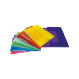 Grafoplás Carpeta Colorgraf 3 Solapas Pp Translúcido Gomas Folio Verde