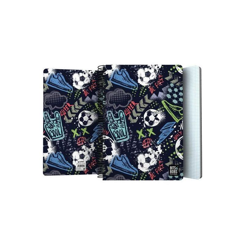 Grafoplás Cuaderno Espiral Folio 80h 4x4mm 90gr Tapa Pp Bits&Bobs Match