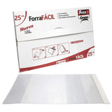 Grafoplás Forro Libros Pvc 120 Micras Sin Adhesivo Solapa Ajustable 300x530mm Transparente Envase De 25