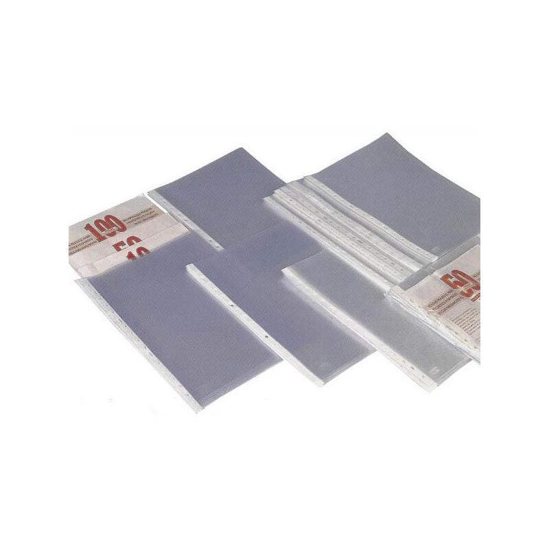 Grafoplas Fundas Multitaladro 11 Pp Liso Estándar A4 Transparente Bolsa -20u-