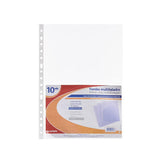 Grafoplas Fundas Multitaladro 16 Pp Galga Estándar Folio Transparente Bolsa -10u-