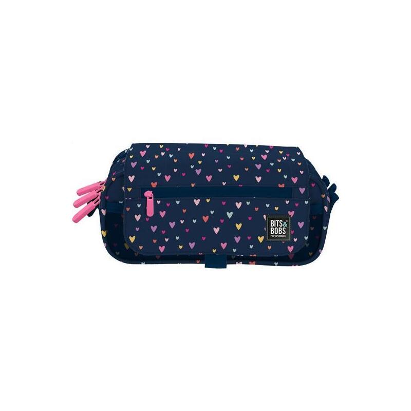 Grafoplás Portatodo Triple C/Solapa Bits&Bobs Hearts