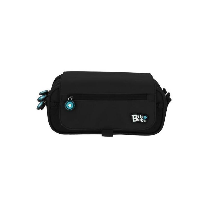 Grafoplás Portatodo Triple C/Solapa Bits&Bobs Negro