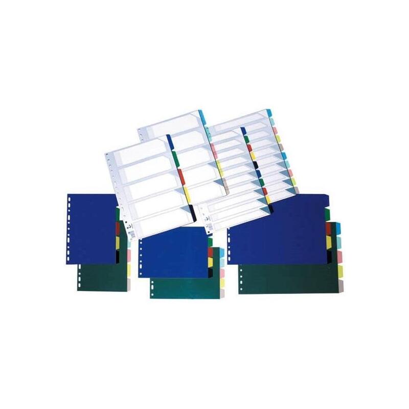 Grafoplas Separadores Clasicos Pvc Translúcido 150 Micras 5 Posiciones A4 16 Taladros Separadores Pvc