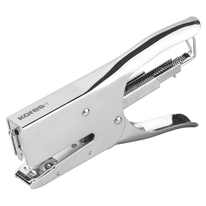 Grapadora De Tenaza Cromada Maxi 25 Hojas