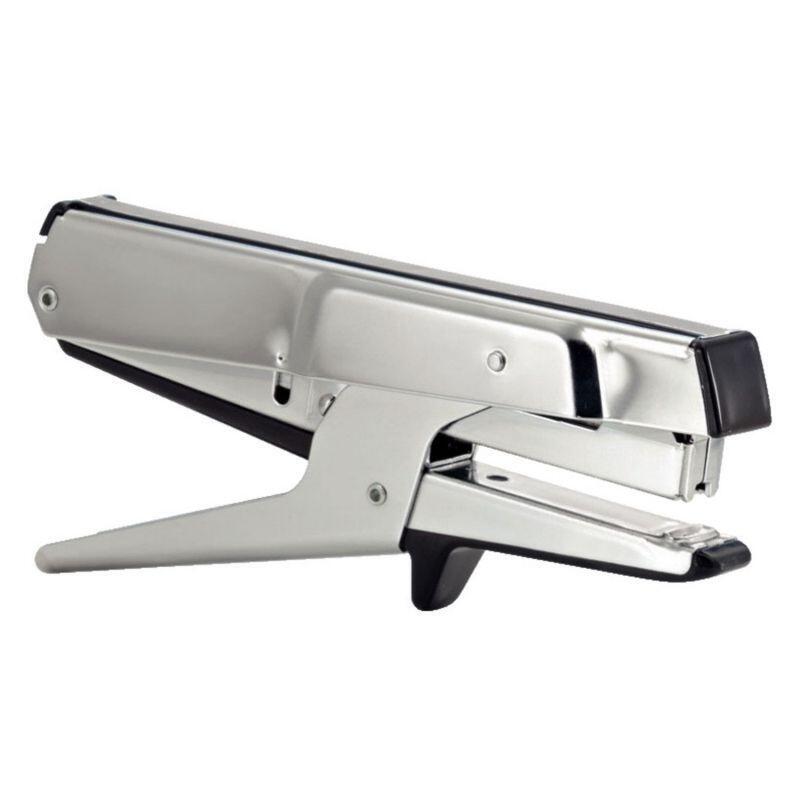 Grapadora De Tenaza Esselte Petrus 221 Carga Superior Grapa Hasta 20 Hojas Incluye Dispositivo Seguridad Grapas  Petrus 23/6 Cromado