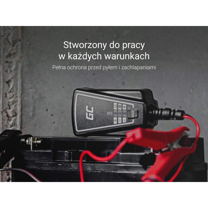 Green Cell Cargador Para Baterias 6v / 12v (1a)