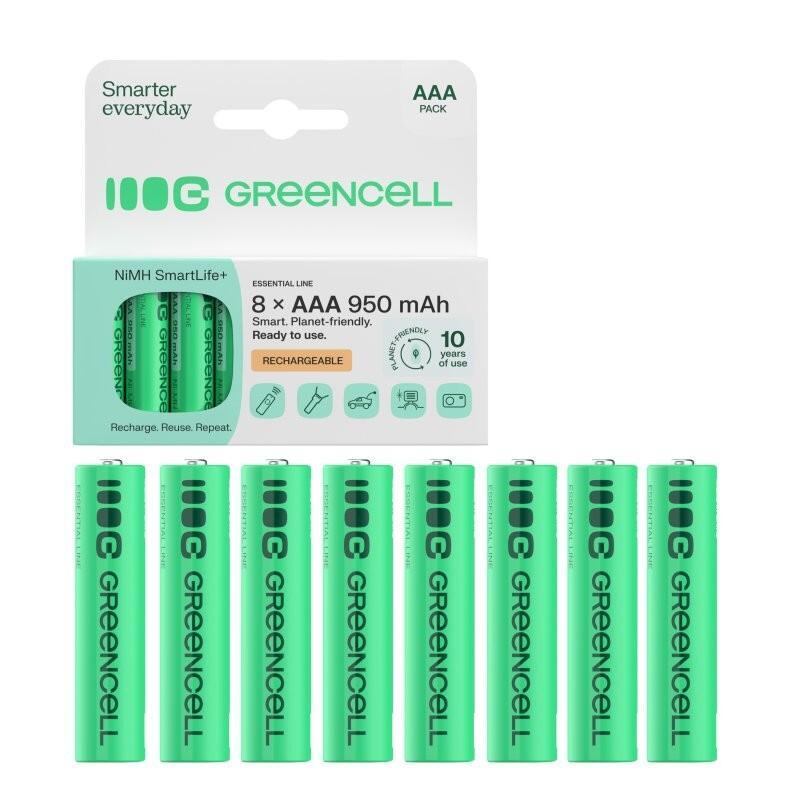 Greencell Pilas Recargables  8xaaa Hr03 950mah