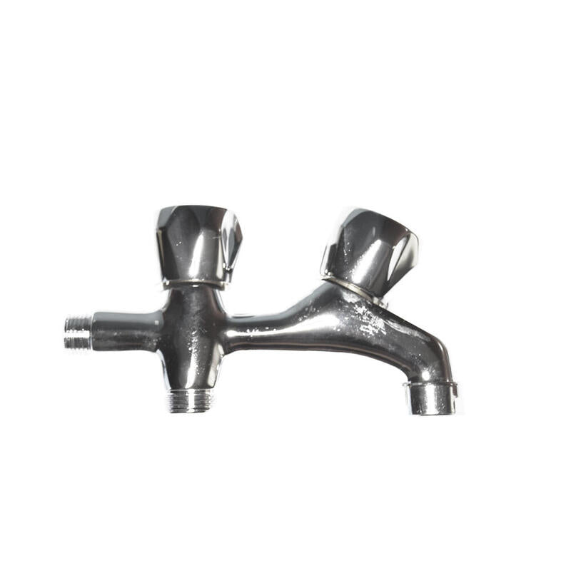 Grifo De Lavadora - Doble - V/Metal - Cr - 1/2" - (Envasado)