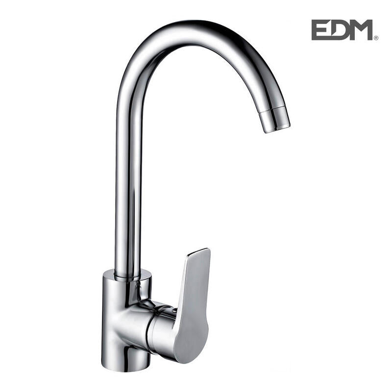 Grifo Monomando De Cocina. Caño Alto. Serie Exelence Edm