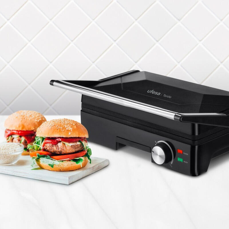 Grill Ufesa 72105210 Teide 1600w Inox/Negro