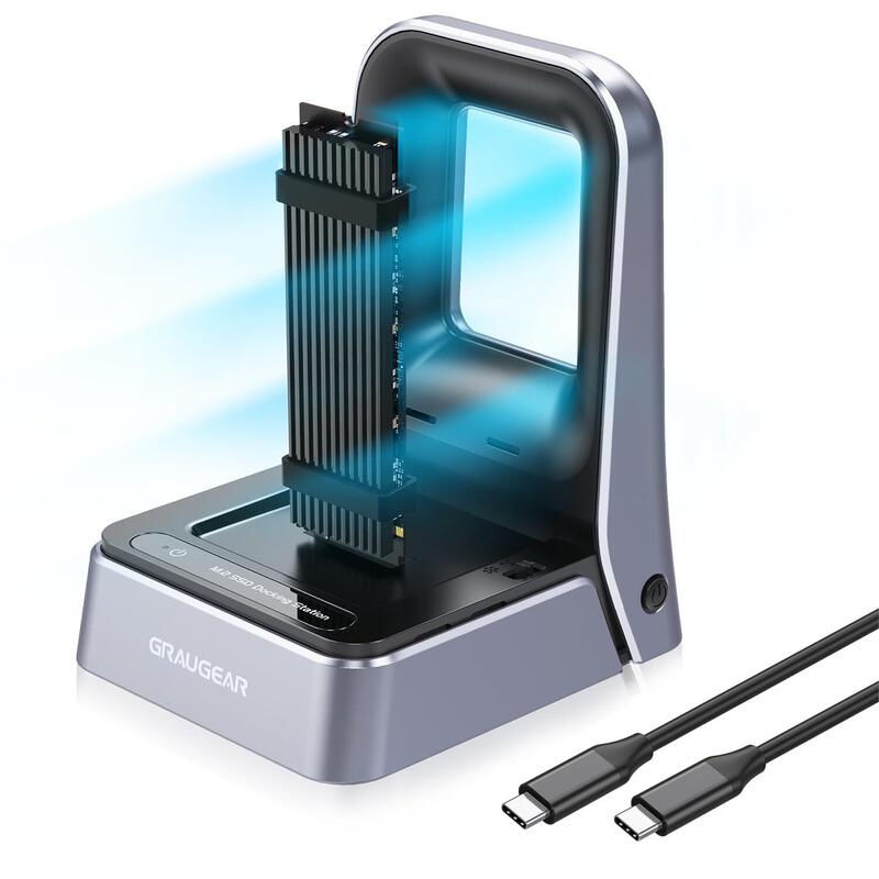 Grisgear Docking Mation 4.0 Para M.2 Pcie Gen4x4 Nvme Ssd