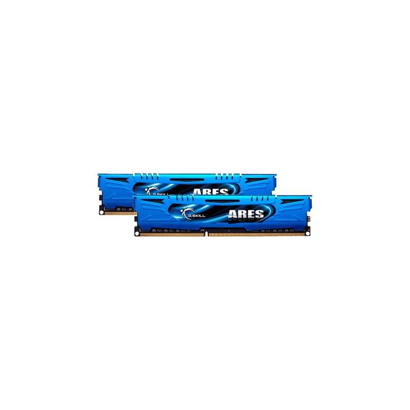 G.Skill Memoria 8 Gb Ddr3-1600 (2x 4 Gb) Kit Dual Azul Ares, Intel Xmp, Lite Retail F3-1600c9d-8gab