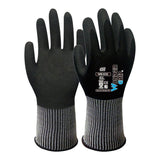 Guante Nailon / Spandex, Palma Doble Recubrimiento Nitrilo, T-09