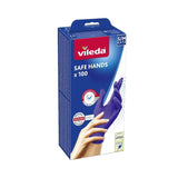 Guantes  Vileda Safe Hands De Nitrilo S/M 100 Uds