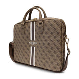 Guess 4g Printed Stripes Computer Bag - Torba Na Notebooka 16 (Brazowy)
