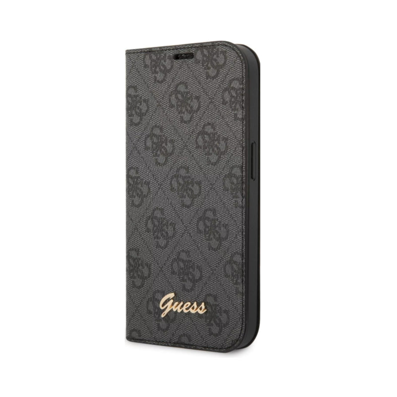 Guess Gubkp14xhg4shk Iphone 14 Pro Max 6.7" Negro Book 4g Vintage Gold Logo