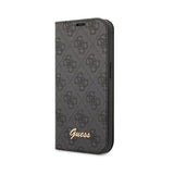 Guess Gubkp14xhg4shk Iphone 14 Pro Max 6.7" Negro Book 4g Vintage Gold Logo