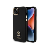 Guess Guhcp15m4dgpk Iphone 15 Plus 14 Plus 6.7" Negro Hardcase Silicone Logo Strass 4g