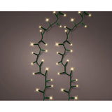 Guirnalda Led Compact Multifunción 500 Leds Oro Suave Con Cable Verde Exterior 11 M