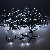 Guirnalda Led Compact Parpadeante Exterior Blanco Frio 21m 750 Leds Cable Verde