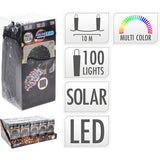 Guirnalda Led, Multicolor, Ip44, 100 Leds, Solar, 10m. Basics