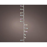 Guirnalda Led Multicolor Rosa, Azul Y Verde Exterior Cable Transparente 11 M