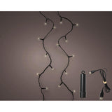 Guirnalda Led Multifunción Con Bateria 100 Leds Multicolor Con Cable Negro Exterior 7,4 M