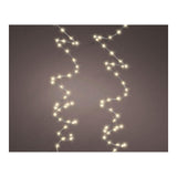 Guirnalda Micro Led Extra Dense Luz Calida Parpadeante 14m 567l Cable Plata