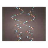 Guirnalda Micro Led Extra Dense Multicolor Parpadeante 14m 567l Cable Plata