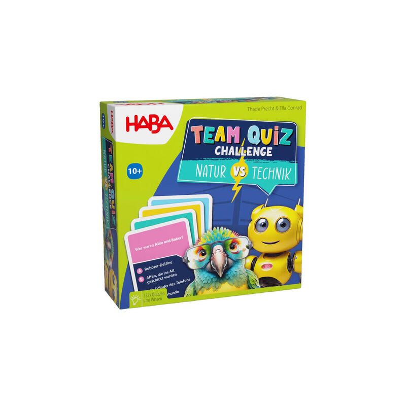 Haba Team Quiz Challenge - Nature Vs. Technology, Juego De Preguntas 2010897001