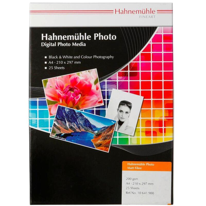 Hahnemhle Photo Matt Fiber A 4 Blanco Calido 200 G 25 Hojas Papel