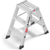 Hailo Master D80 2 X 3 Steps Double-Sided Folding