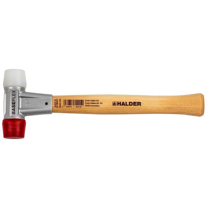 Halder Baseplex Mallets W. Zinc Die Cast Housing & Wooden Handle