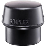 Halder Impact Insert For Simplex Soft-Face, D.30, Rubber Comp.