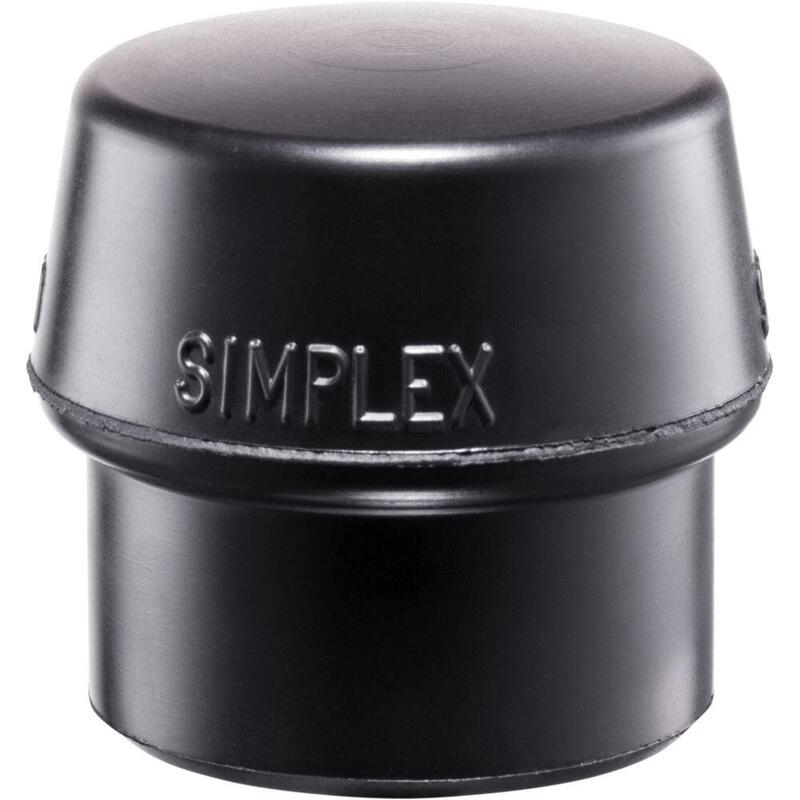 Halder Impact Insert For Simplex Soft-Face, D.80, Rubber Comp.