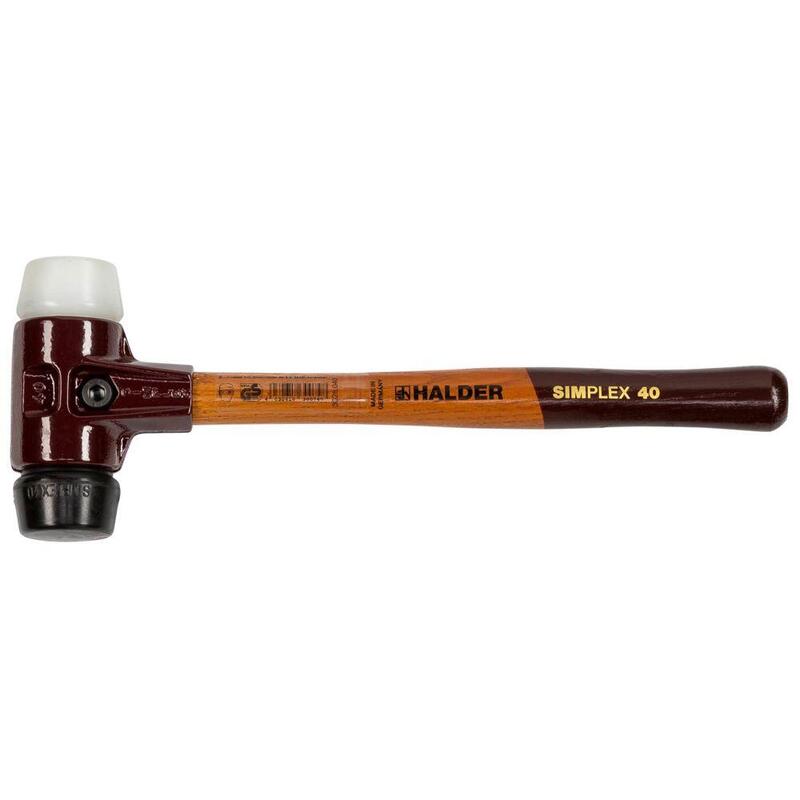 Halder Simplex Soft-Face Mallet 40 Comp. Rubber/Nylon Te Simplex