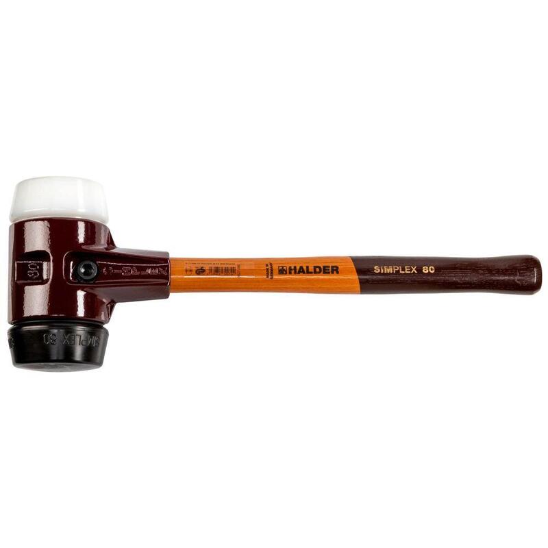 Halder Simplex Soft-Face Mallet 80 Comp. Rubber/Plast. Te Simpl