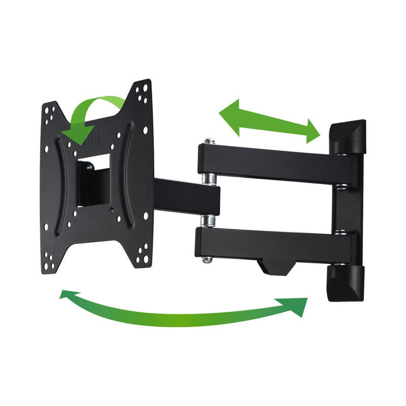 Hama 00118101 Soporte De Pared Para Pantalla Plana 121,9 Cm (48") Negro