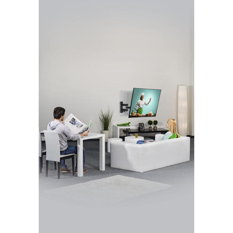 Hama 00118101 Soporte De Pared Para Pantalla Plana 121,9 Cm (48") Negro