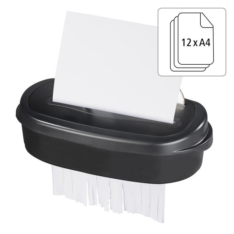 Hama Home X12cd Destructora De Papel Corte En Tiras 21l