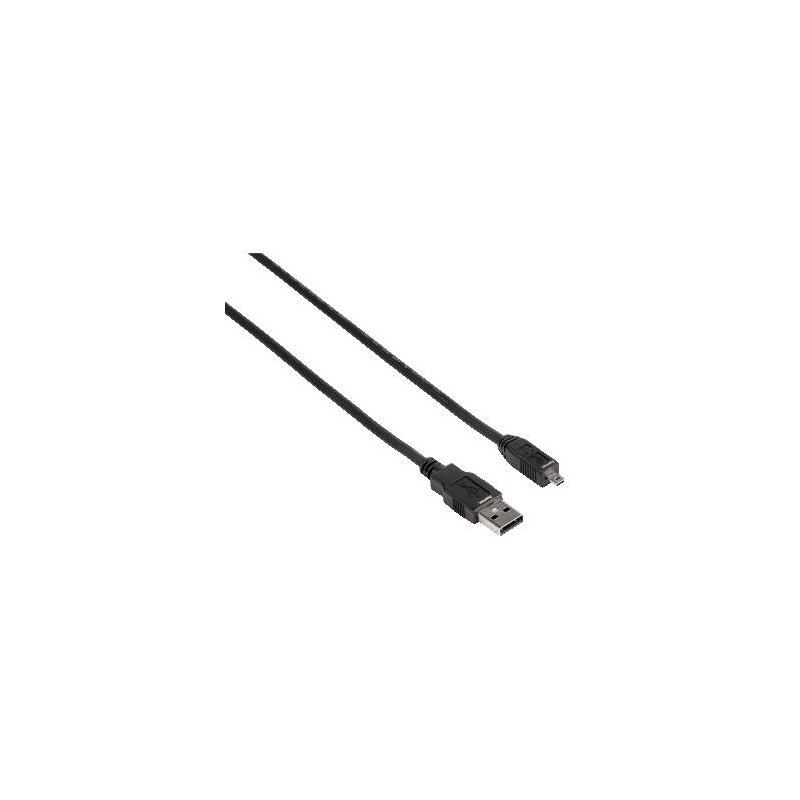 Hama Usb 2.0 Cable B8 Pin Usb A - Mini Usb B Negro 1,8 M