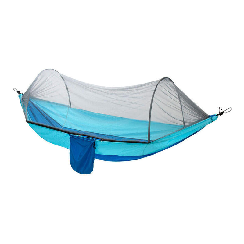 Hamaca De Viaje Para Exterior Con Mosquitera 140x260cm Colores Surtidos