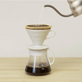 Hario V60 Dripper Porcelana & Range Server Set Xvdd-3012w