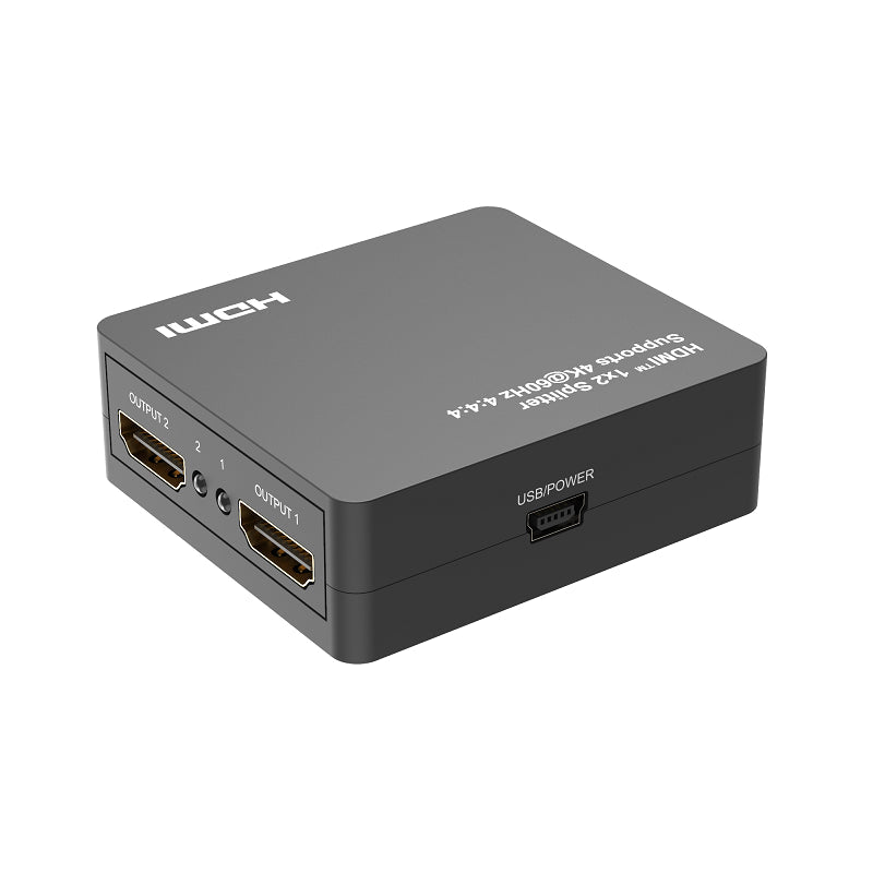 Hdmi Mini Splitter  1x2   4k2k@60hz Downscaler 1080p
